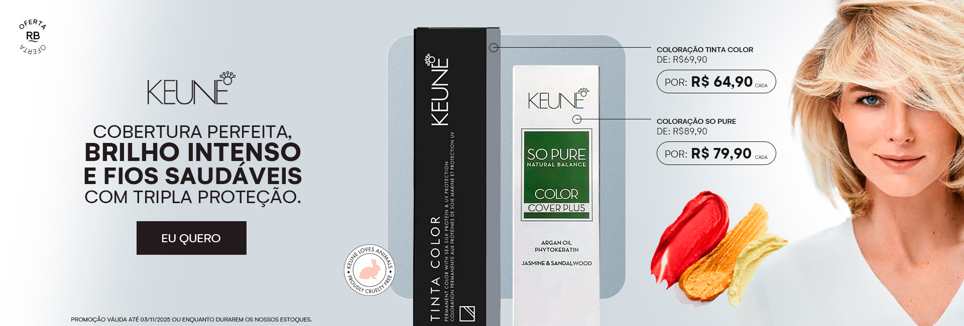 Promoção Coloração Keune