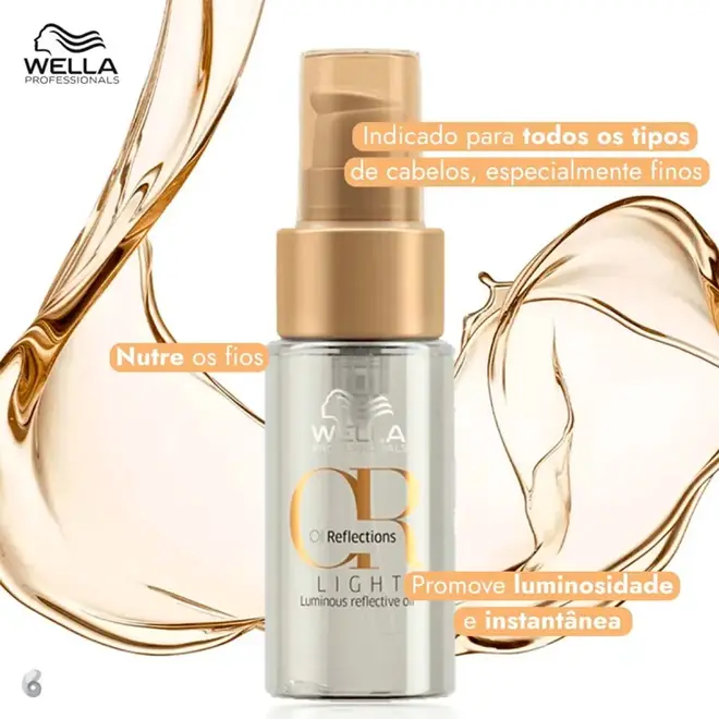 Óleo Capilar Wella Professionals Oil Reflections Light 30ML
