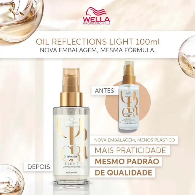Óleo Capilar Wella Professionals Oil Reflections Light 100ML