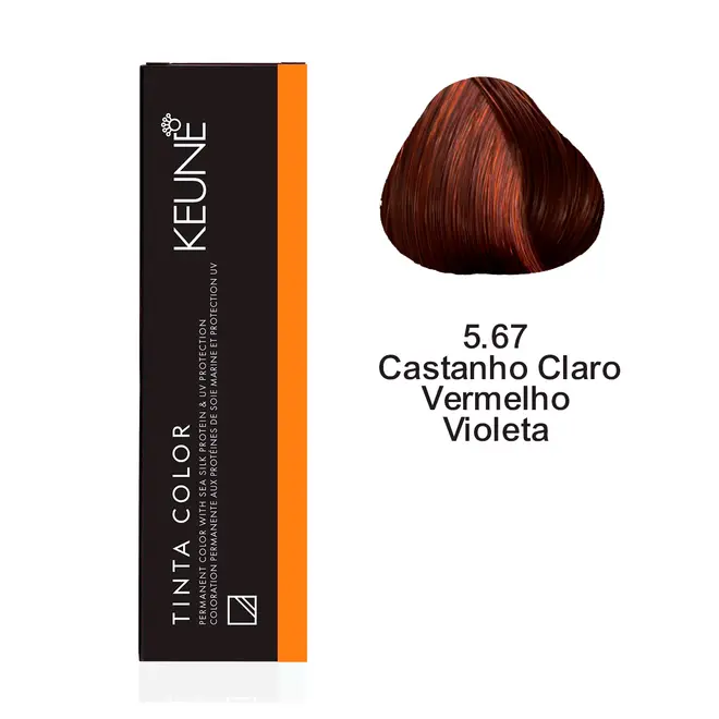 Coloração Keune 5.67 Castanho Claro Vermelho Violeta 60ML