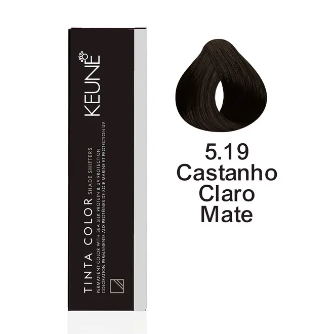 Coloração Keune 5.19 Castanho Claro Mate 60ML