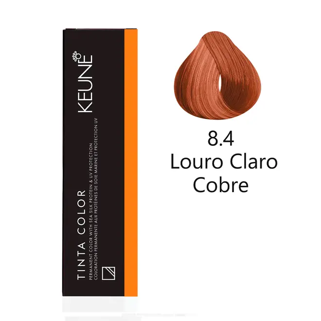 Coloração Keune 8.4 Louro Claro Cobre 60ML