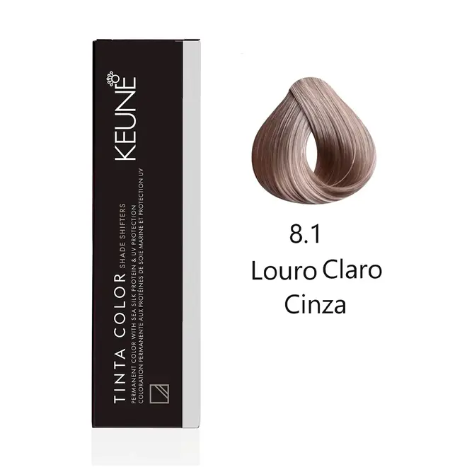 Coloração Keune 8.1 Louro Claro Cinza 60ML