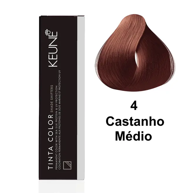Coloração Keune 4 Castanho Médio 60ML