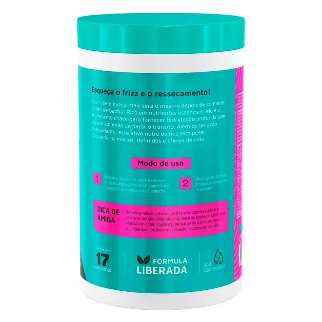 Creme de Tratamento Embelleze Novex Meus Cachos Santo Black Poderoso 400g