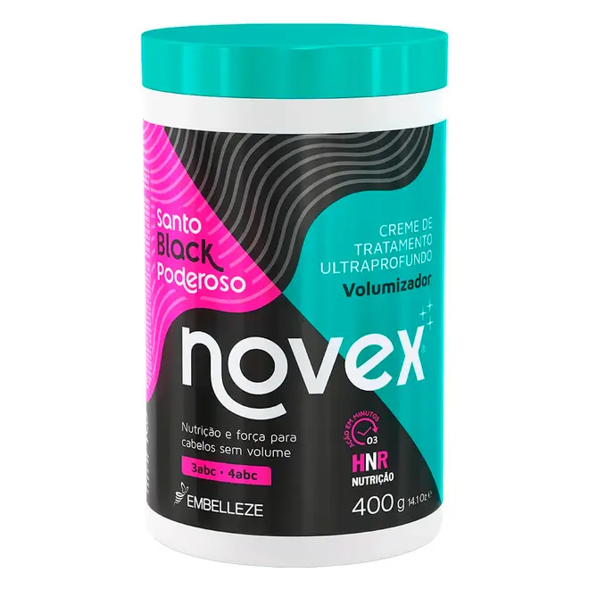 Creme de Tratamento Embelleze Novex Meus Cachos Santo Black Poderoso 400g