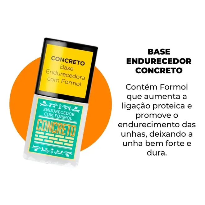 Fortalecedor de Unhas Top Beauty Concreto 7ml