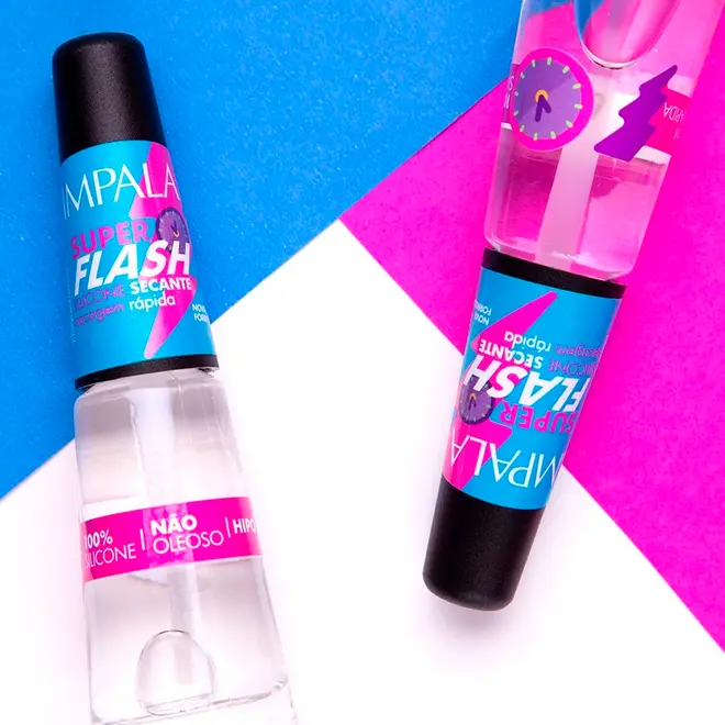 Esmalte Impala Cuidados Especiais Super Flash Silicone Secante 8ML