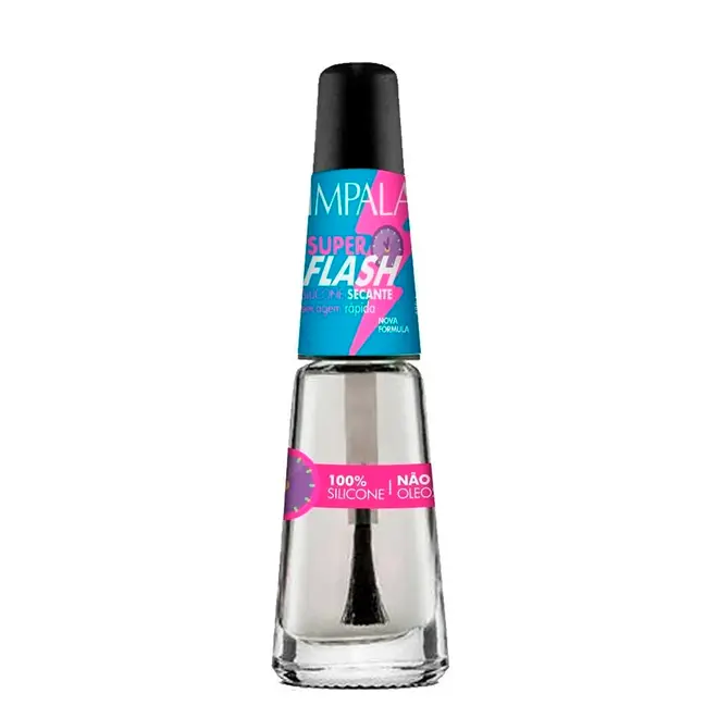 Esmalte Impala Cuidados Especiais Super Flash Silicone Secante 8ML