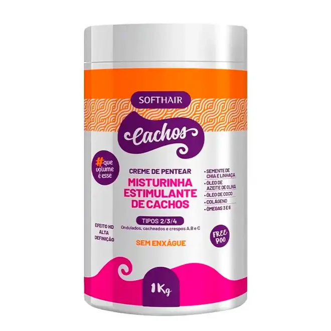 Creme de Pentear Soft Hair Misturinha Estimulante de Cachos 1Kg