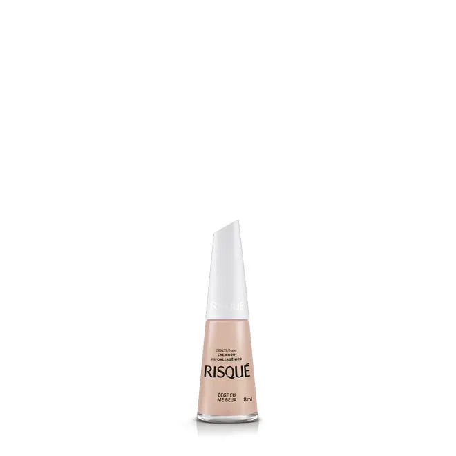 Esmalte Risqué Cremoso Nude Bege Eu Me Beija 8ml