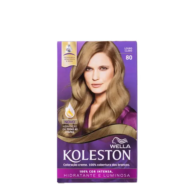Coloração Permanente Koleston 80 Louro Claro 125ml