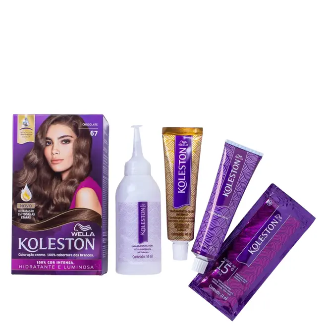 Coloração Permanente Koleston 67 Chocolate 125ml