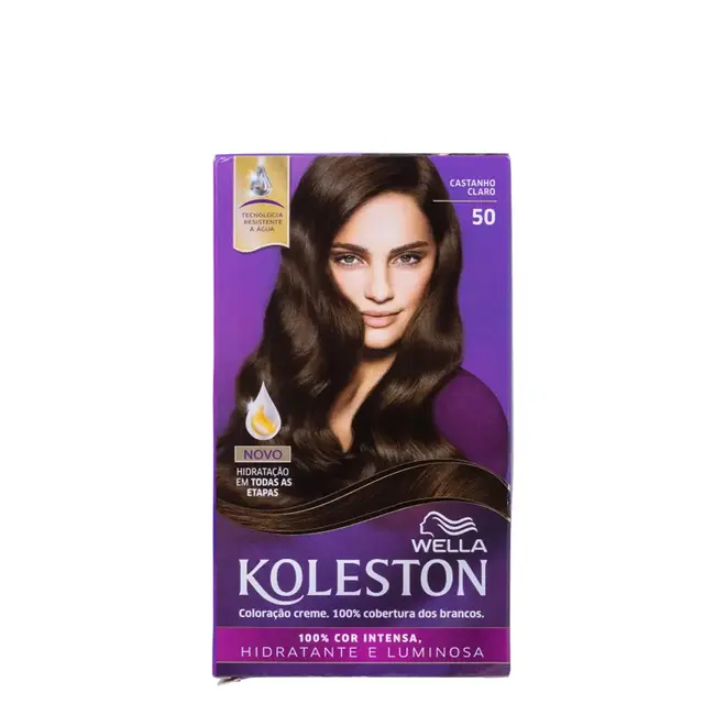 Coloração Permanente Koleston 50 Castanho Claro 125ml