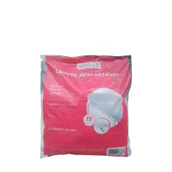 Lençol Descartável para Maca NTFlex Sanfonado com Elástico 12G com 15 Unidades