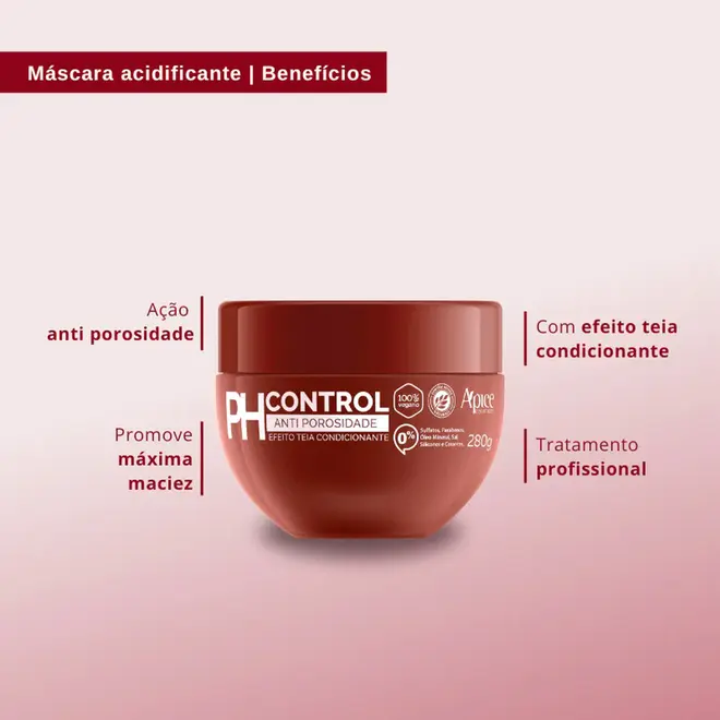 Tratamento Anti Porosidade Apice Cosméticos PH Control 300G
