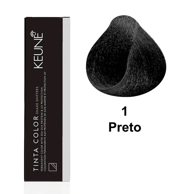 Coloração Keune 1 Preto 60ML