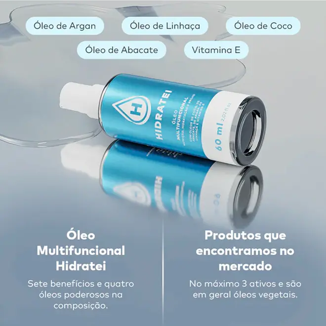 Óleo Capilar Multifuncional Hidratei 60ml