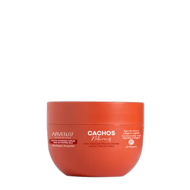 Gelatina Ativadora Arvensis Cachos Naturais Fixação Cachos Fortes 250g