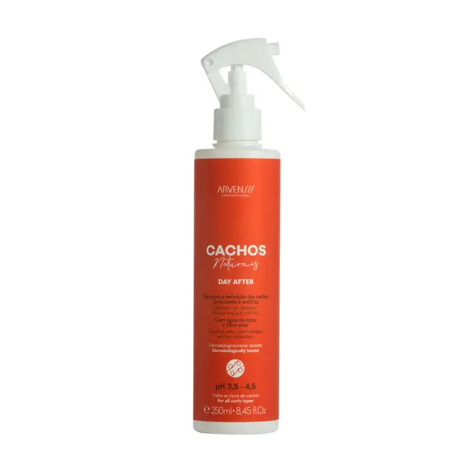 Spray Ativador de Cachos Arvensis Cachos Naturais Spray Day After 250ml
