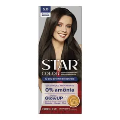 Coloração Permanente Embelleze Star Color sem Amônia Kit 3.0 Castanho Absoluto