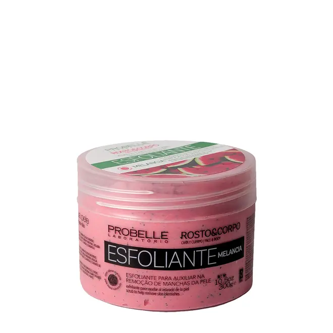 Esfoliante Rosto e Corpo Probelle Melancia 300g