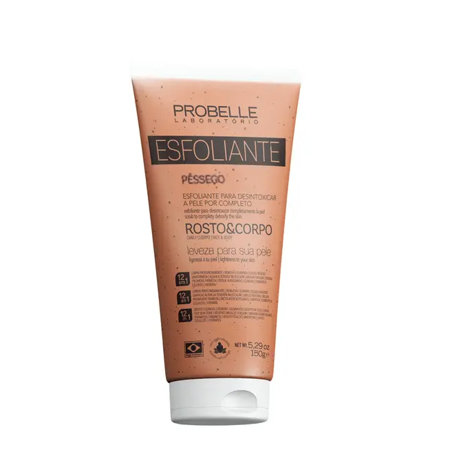 Esfoliante Rosto e Corpo Probelle Pessêgo 150g