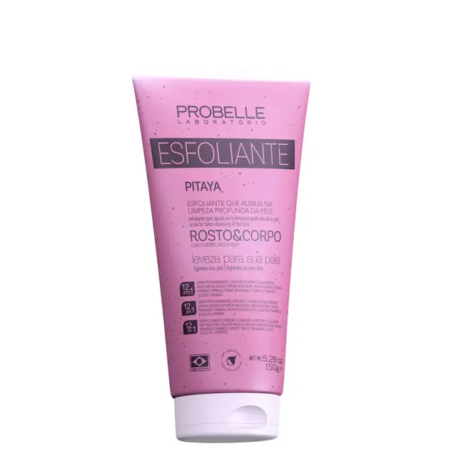 Esfoliante Rosto e Corpo Probelle Morango 150g