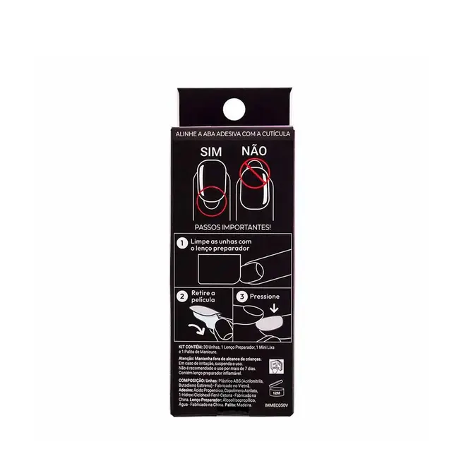 Unha Postiça Autocolante Kiss New York imPRESS Mabnetics Better Things