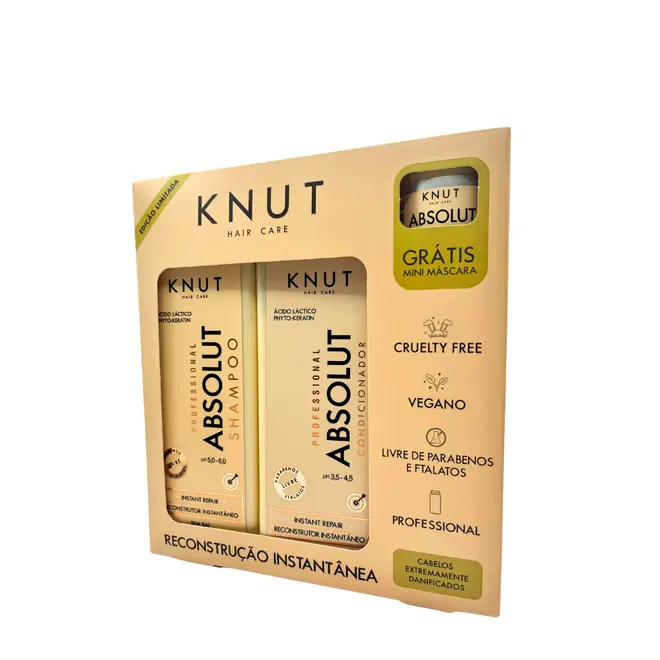 Shampoo e Condicionador Knut Absolut 480ml