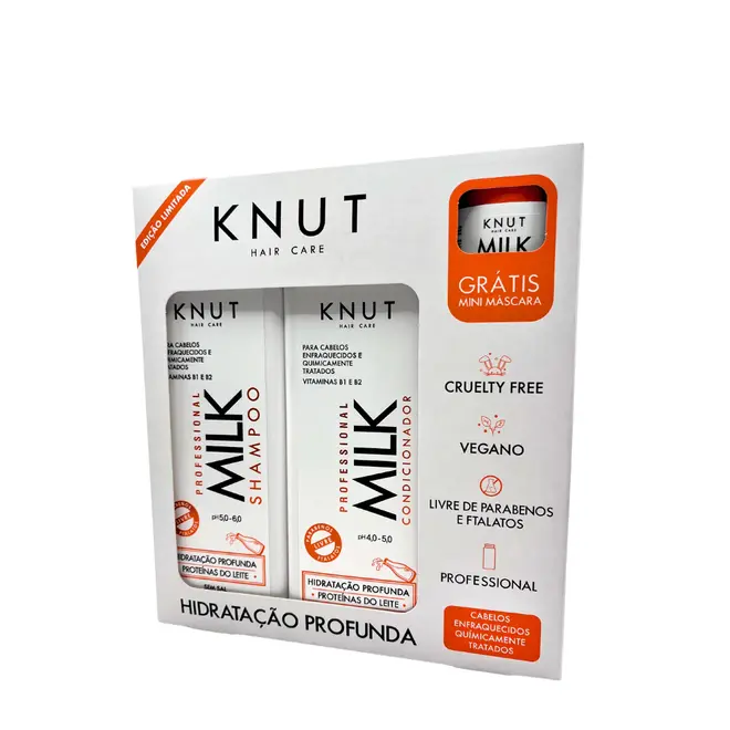 Shampoo e Condicionador Knut Milk 480ml
