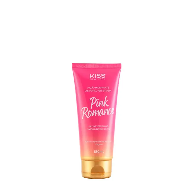 Loção Corporal Kiss New York Pink Romance 180ml