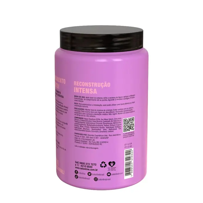 Máscara Salon Line S.O.S To Podendo Fortalecedora 1kg