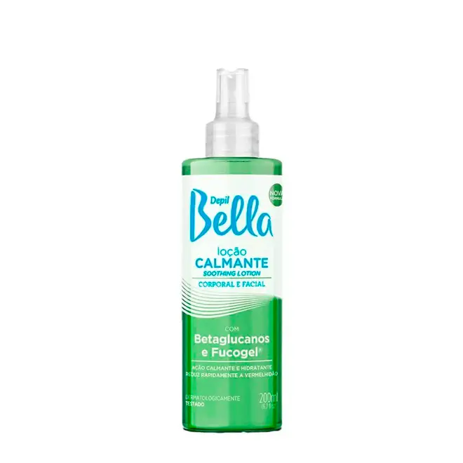 Loção Calmante Corporal e Facial Depil Bella 200ml