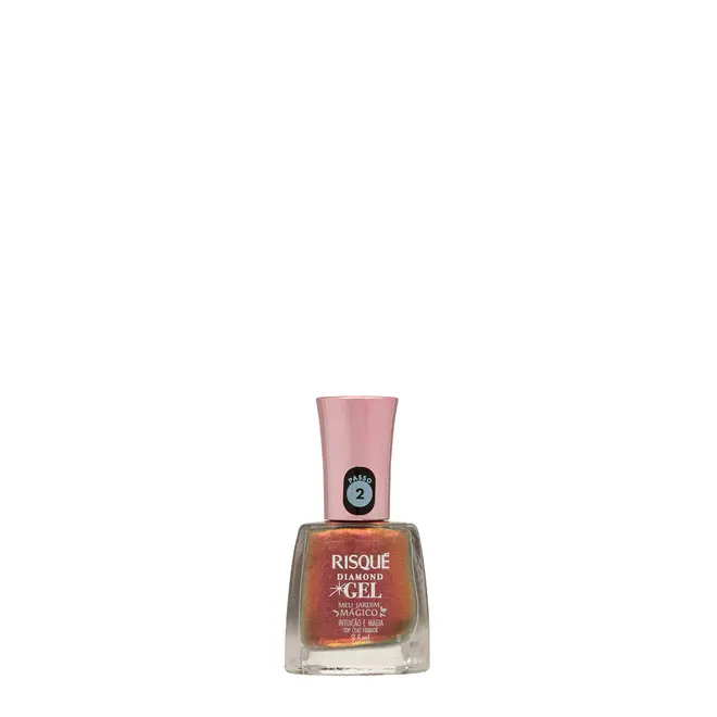 Esmalte Risqué Diamond Gel Top Coat Intuição e Magia 9,5ML