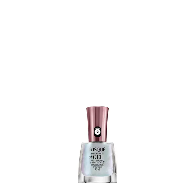 Esmalte Risqué Diamond Gel Top Coat Dança das Fadas 9,5ML