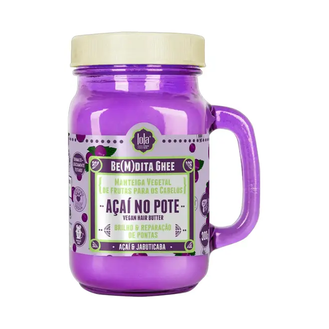 Manteiga Capilar Lola From Rio Be(M)Dita Ghee Açaí 300g