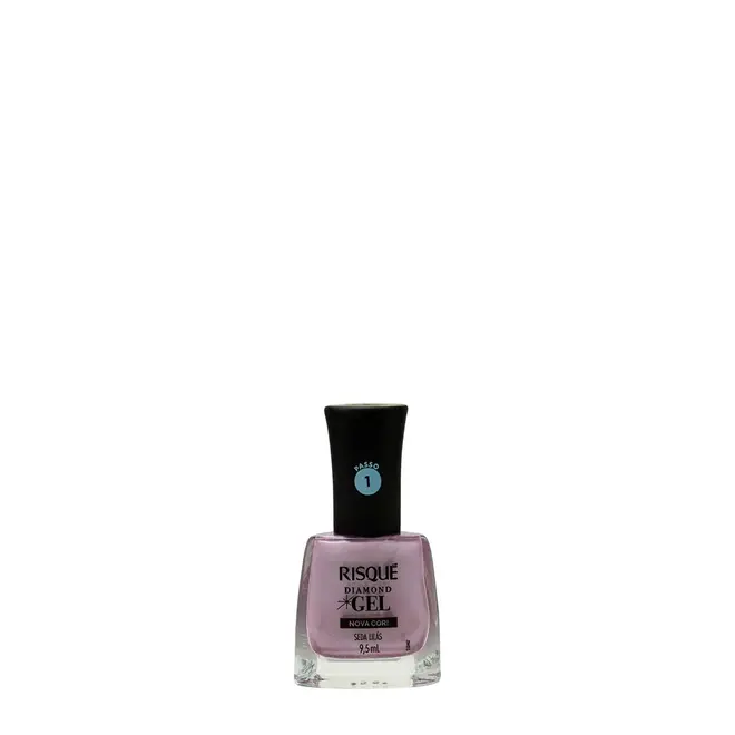 Esmalte Risqué Diamond Gel Seda Lilas 9,5ml