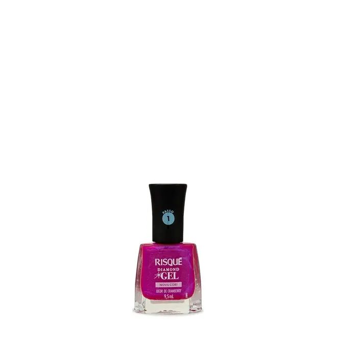 Esmalte Risqué Diamond Gel Sorbet Licor de Cranberry 9,5ml