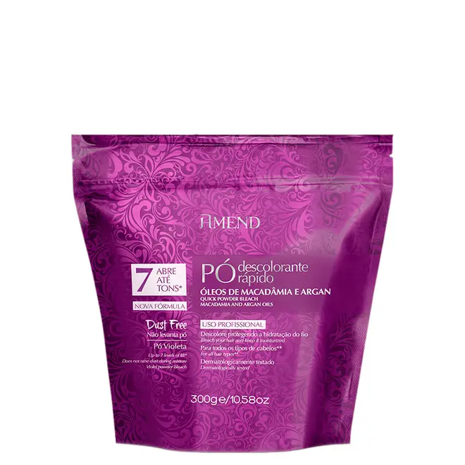 Pó Descolorante Amend Combinação de 12 Óleos  300g
