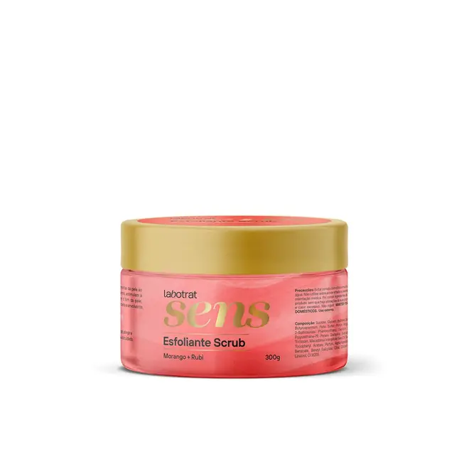 Esfoliante Scrub Morango e Rubi Labotrat Sens 300g