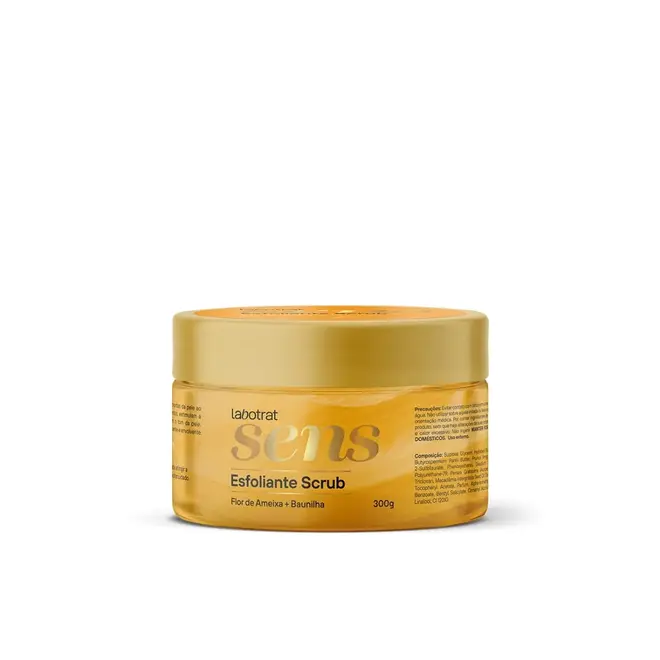 Esfoliante Scrub Flor de Ameixa e Baunilha Labotrat Sens 300g