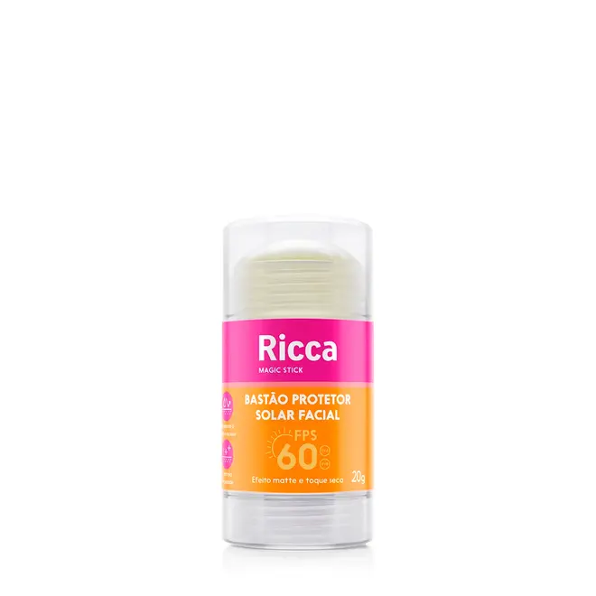 Bastão Facial Ricca Protetor Solar FPS60 Ref.3816