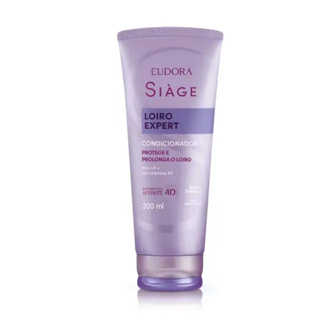 Condicionador Desamarelador Eudora Siàge Loiro Expert 200ml