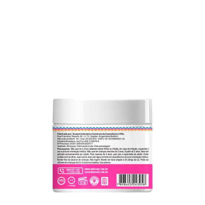 Máscara Capilar Widi Care Manteiguinha Jubinha Nutrição Intensivo 300g