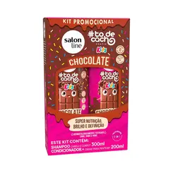 Shampoo e Condicionador Salon Line Chocolate #todecacho Kids 300/200ml