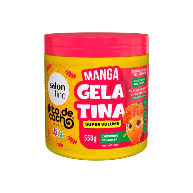 Gelatina Manga Salon Line #todecacho Kids Condicionante 550g