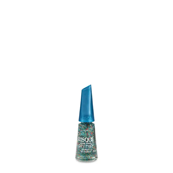 Esmalte Risqué Livre para Brilhar Paetê na Avenida 8ml