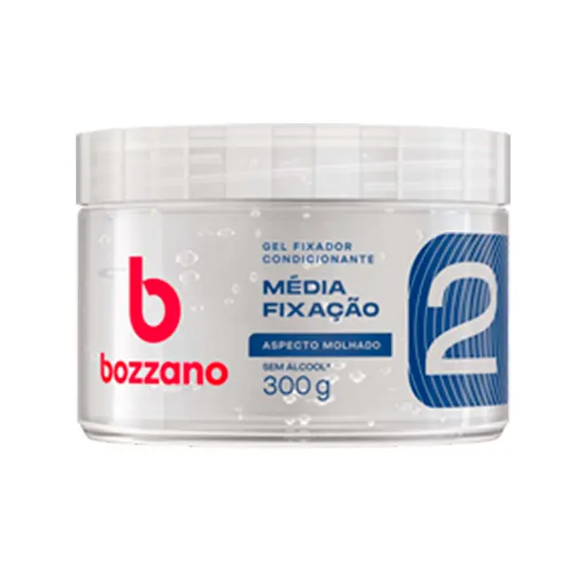 Gel Fixador Creme Modelador Media Fixacao Bozzano 300g
