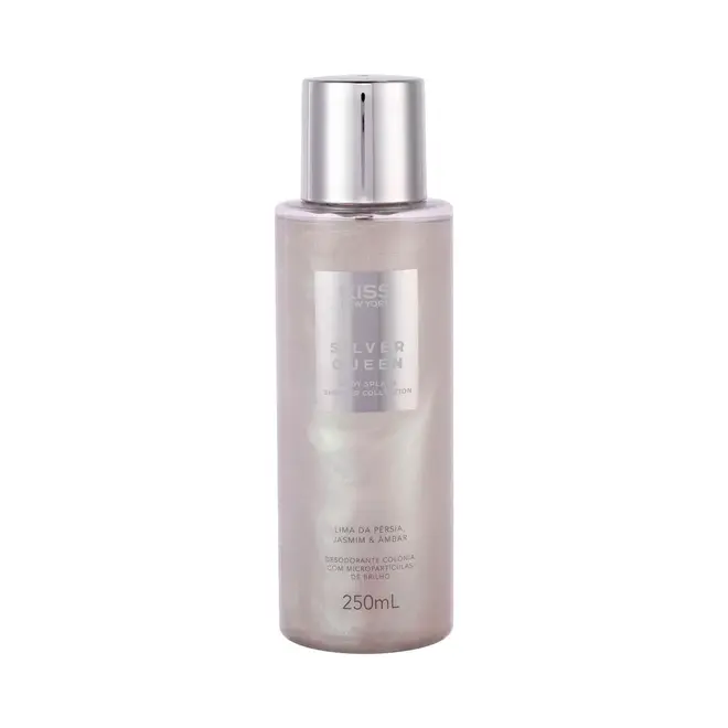 Body Splash Kiss Shimmer Silver Queen 250ml